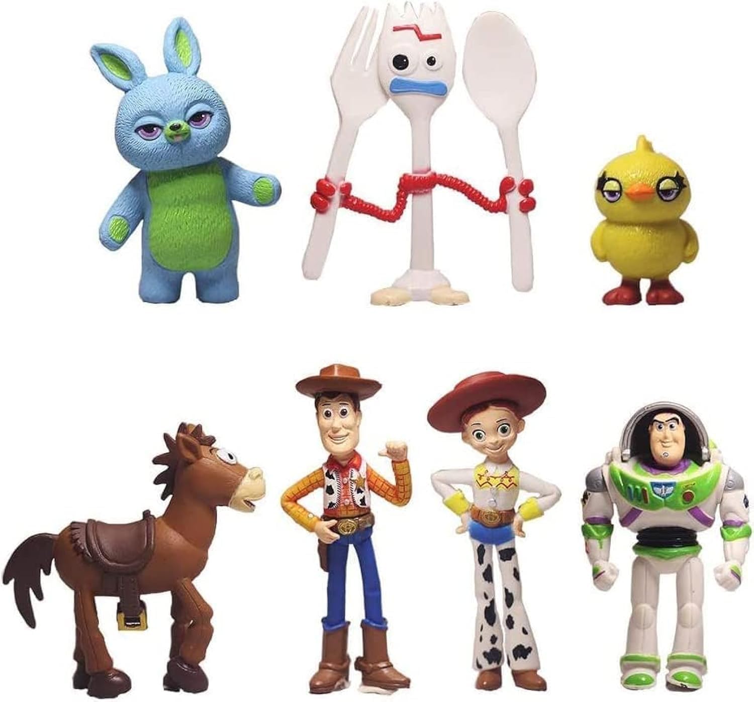 HeaCare 9 Pack Toy Story Anime Figurines, Woody Toy Anime Story Doll,Buzz Anime Lightyear Toy,PVC Toy Story Toys Figures Set
